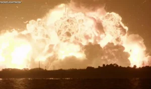 Blue Origin Rocket Explodes in Fiery Incident