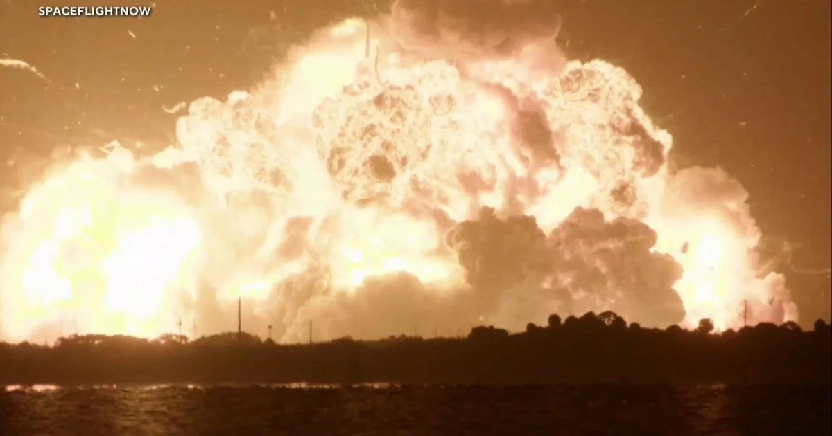 Blue Origin Rocket Explodes in Fiery Incident
