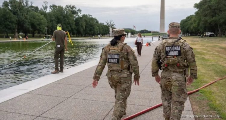 Former Olympian Charged in Reflecting Pool Vandalism, Trump Promises Swift Repairs