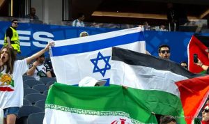 israeli-flag-removed-at-iran-world-cup-match-amidst-palestinian-flags-video-reve-49619 Israeli Flag Removed at Iran World Cup Match Amidst Palestinian Flags, Video Reveals