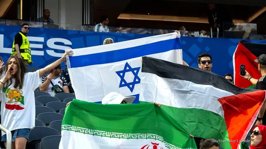 Israeli Flag Removed at Iran World Cup Match Amidst Palestinian Flags, Video Reveals