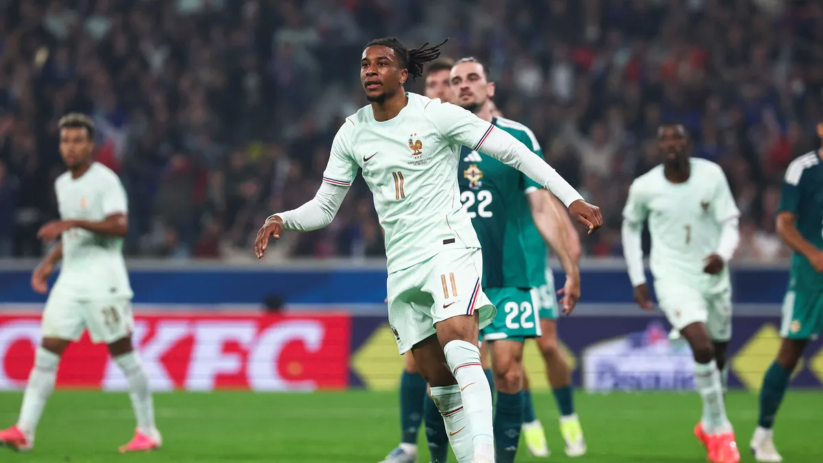 Michael Olise Scores Three Goals in France's Dominant Win Over Northern Ireland