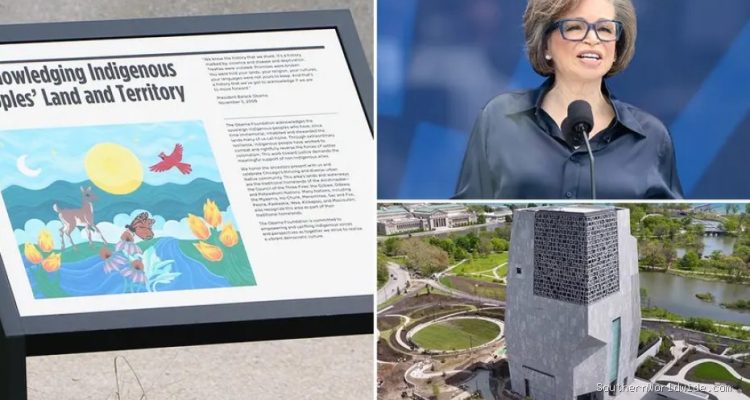 Obama Center Features Indigenous Land Message on Controversial Site