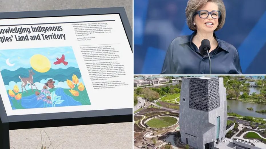 Obama Center Features Indigenous Land Message on Controversial Site