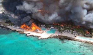 One Tourist Dead as Massive Fire Ravages Caribbean Resort, Thousands Evacuated