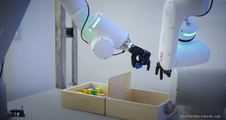 Robots Learn to Feel With Bionic Hands