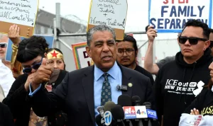 America's First 'Formerly Undocumented' Congressman Issues Ultimatum at ICE Facility