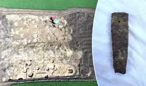 Archaeologists uncover massive ancient site during rail project, including rare Roman find