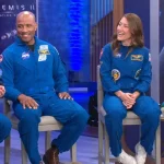 Artemis Crew Members Share Post-Splashdown Snack