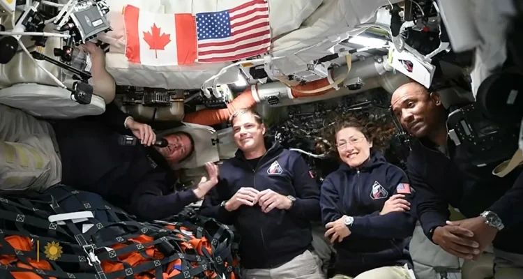 Astronauts Discuss Historic Moon Mission