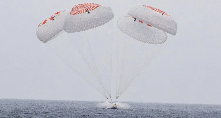 Astronauts return to Earth after ISS mission aiding stranded crew