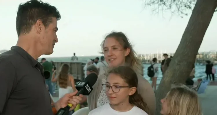 Crowds gather for Artemis II launch