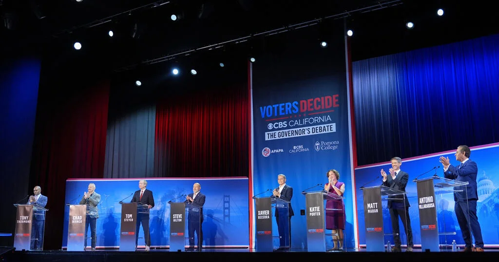 Democrats Clash in Crowded California Governor Debate, Republicans Criticize Incumbents