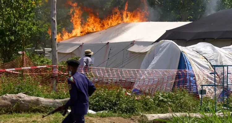 Ebola Treatment Center Torched in Congo Amidst Body Dispute