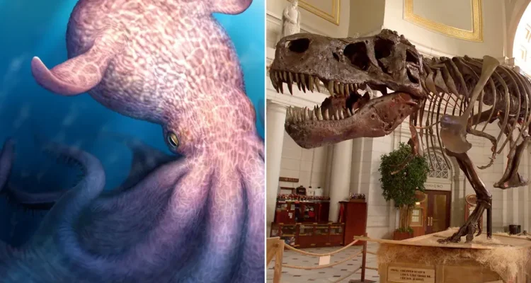 Gigantic' Ancient Octopus Crushed Prey with Jaws, Hunted Alongside Dinosaurs