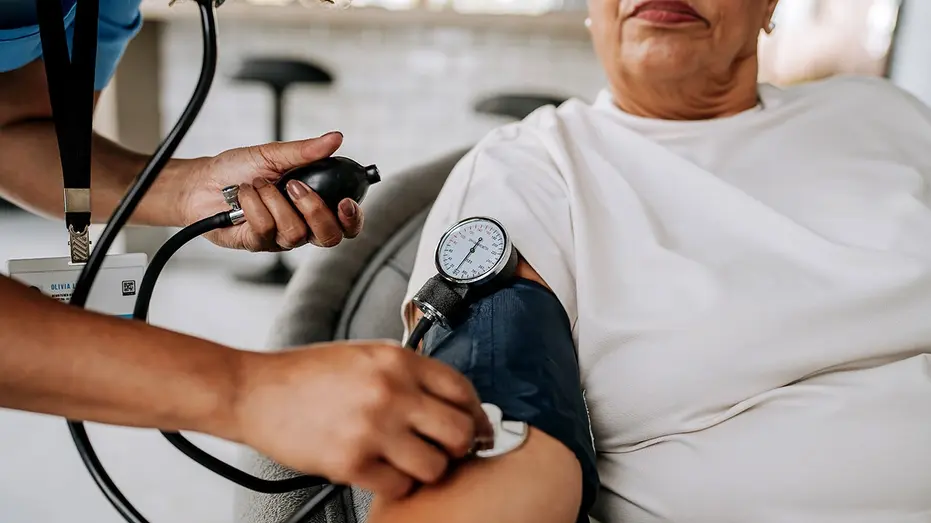 Home-based low-impact routine to lower adult blood pressure