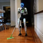 Humanoid Robot Cleans First American Apartment