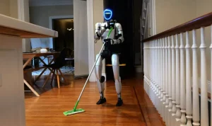 Humanoid Robot Cleans First American Apartment