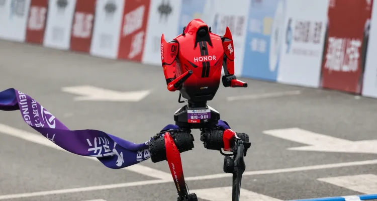 Humanoid Robot Sets New World Record in Beijing Half-Marathon