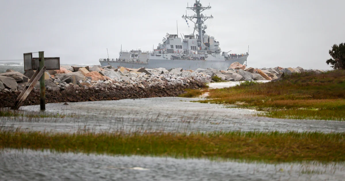 Iranian Destroyers Face Second Attack Wave