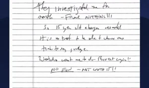 Judge releases possible Jeffrey Epstein suicide note