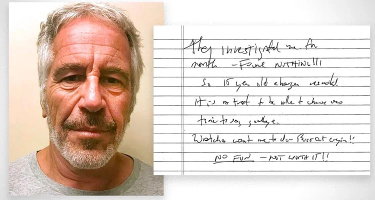Judge Releases Possible Suicide Note from Jeffrey Epstein