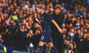 Kevin De Bruyne's Split Cheekbone Confirmed by Antonio Conte