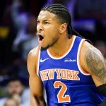 Knicks Match NBA Playoff Records in Three-Point Barrage to Sweep 76ers