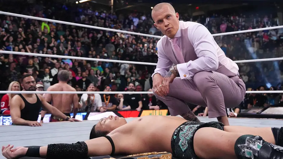 Kyle Fletcher Appears at AEW Double or Nothing to Attack Konosuke Takeshita