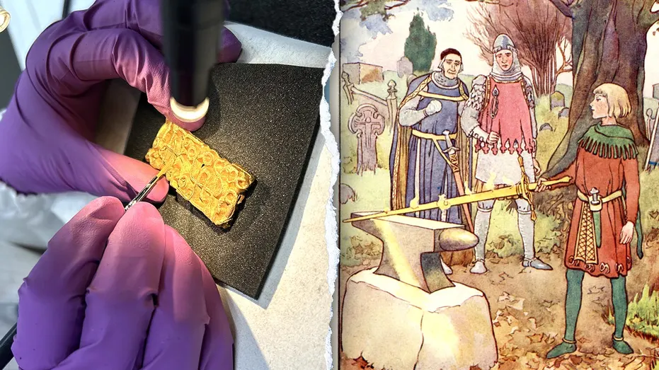 Man Discovers Ancient Gold Sword While Hiking