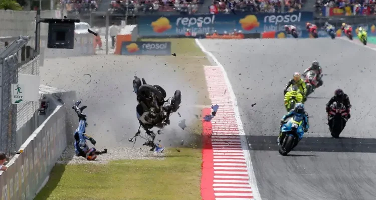 MotoGP Rider Suffers Serious Injuries After Terrifying Aerial Crash