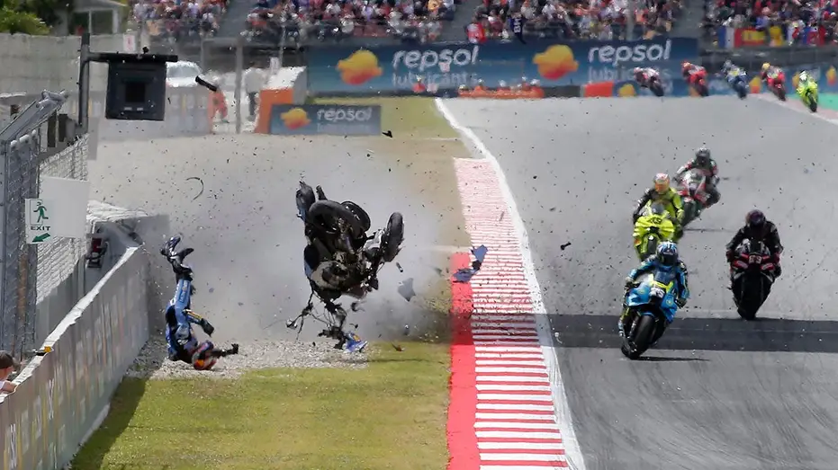MotoGP Rider Suffers Serious Injuries After Terrifying Aerial Crash