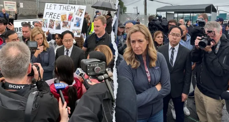 NJ Governor and Senator Protest ICE Facility on Memorial Day