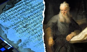 Recovered Pages with Hidden Text from Key New Testament Manuscript