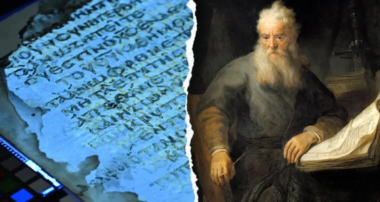 Recovered Pages with Hidden Text from Key New Testament Manuscript