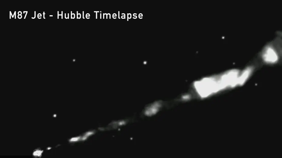 Researchers identify origin of black hole's 3,000-light-year jet with advanced telescope array