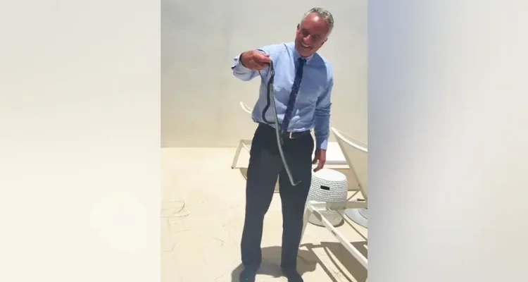 RFK Jr. Handles Snakes in Dr. Oz's Patio Video