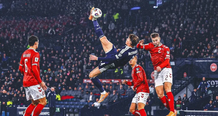 Scotland's World Cup Return Celebrated on a Scott McTominay Bicycle Kick Banknote
