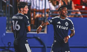 Sebastian Berhalter's Brace Extends Whitecaps' Unbeaten Run to Seven