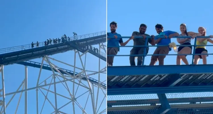 Six Flags Guests Stranded High Above Ground After Power Outage