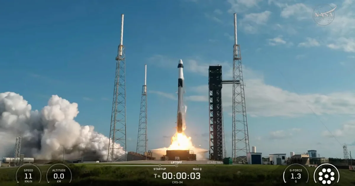 SpaceX Sends Cargo to the International Space Station