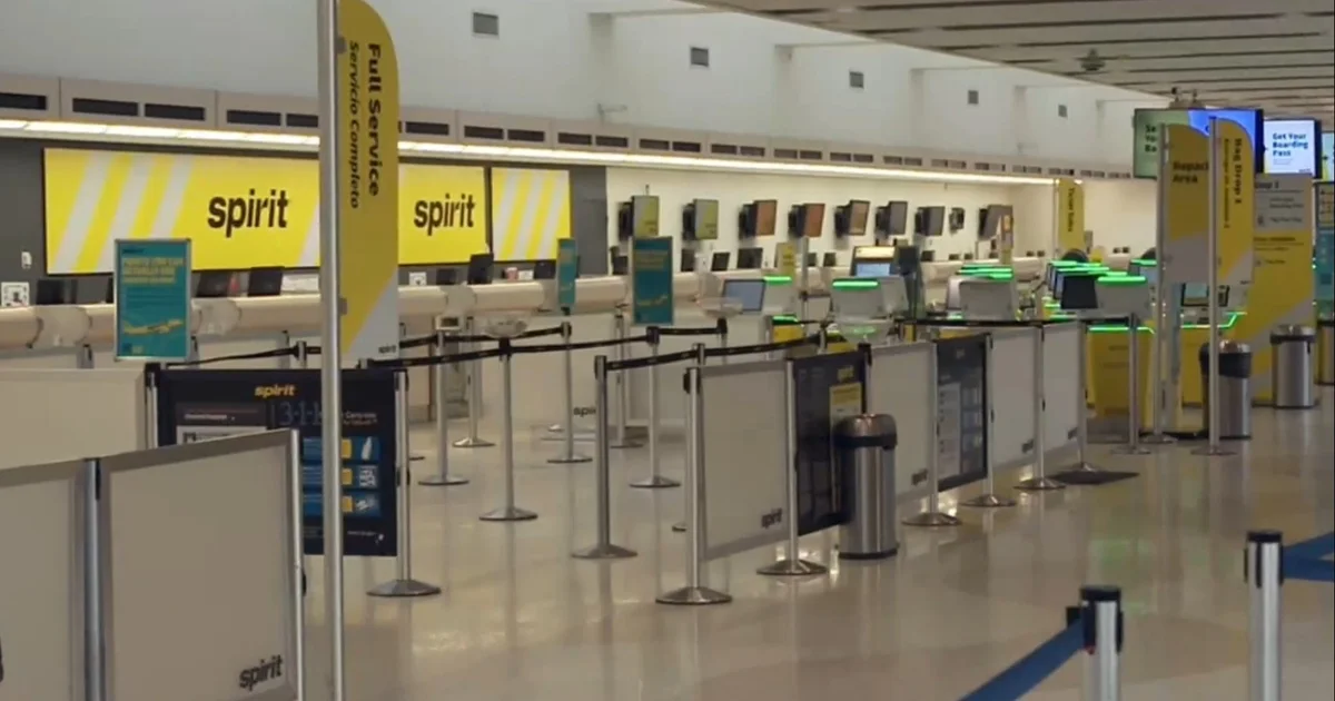 The U.S. Airport Repercussions of Spirit Airlines' Operations Halt