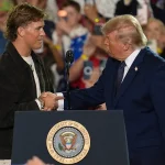 Trump backs Giants QB Jaxson Dart after rally appearance backlash, says 'He's also loved more'