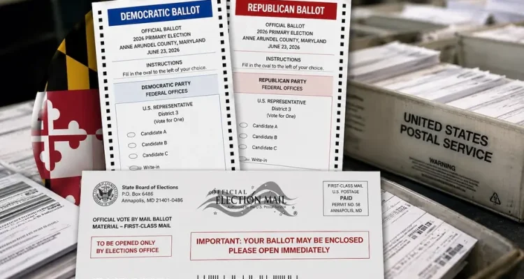 Trump Demands DOJ Investigate Maryland Mail-In Ballot Error, Cites 'Corrupt' Governor Moore Ties