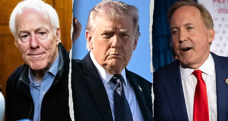 Trump flexes MAGA muscle in Texas Senate runoff clash between Cornyn and Paxton