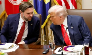 Trump keeps Vance letter in Resolute Desk for crises, official says