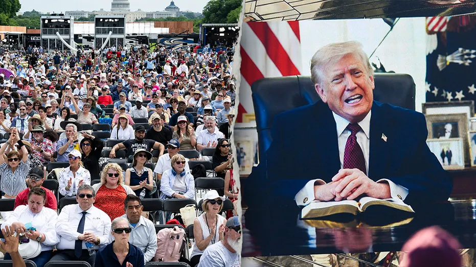 Trump Leads Prayer Rally on National Mall
