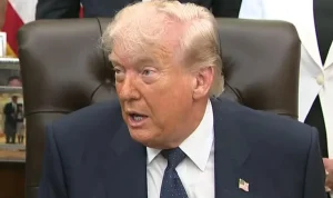 Trump says Iran war worth high gas prices