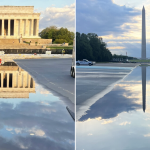Trump Shares Photos of Lincoln Memorial Pool Renovation Ahead of Schedule