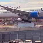 United Flight Nearly Hit Truck on New Jersey Turnpike